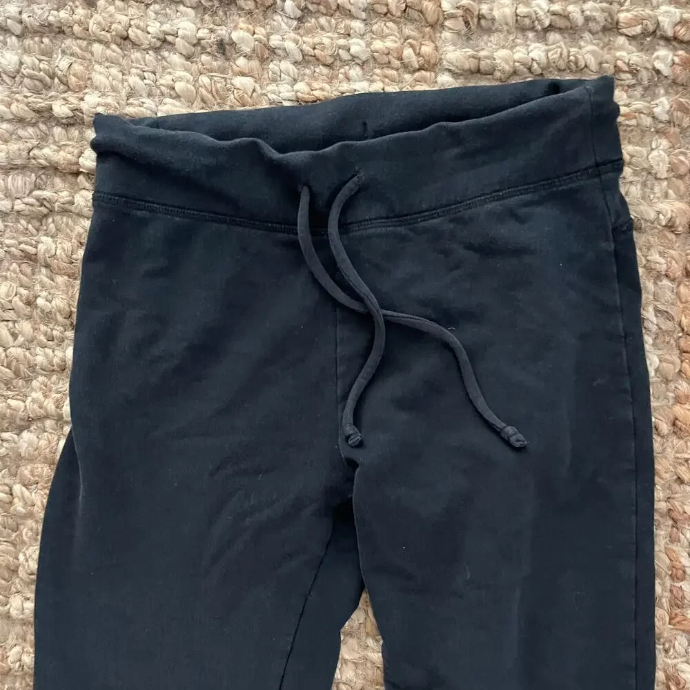 Alo Yoga Black Flare Leggings Pants Drawstring Women’s Small Estimated 30